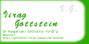 virag gottstein business card